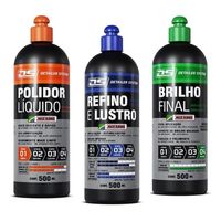 Polidor, Refino e corte e brilho kit MAXIRUBBER